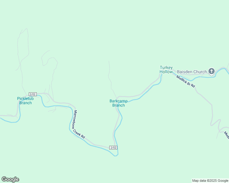 map of restaurants, bars, coffee shops, grocery stores, and more near 66 Barkcamp Branch Road in Kermit