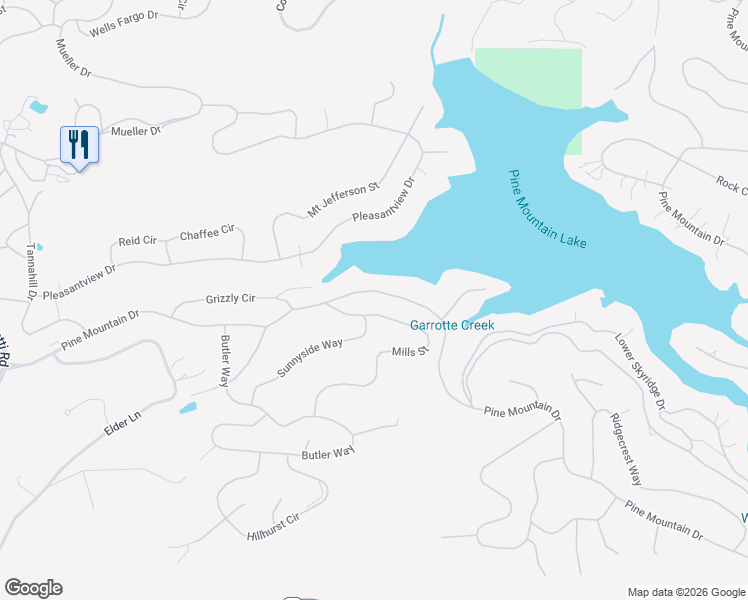 map of restaurants, bars, coffee shops, grocery stores, and more near 19709 Pine Mountain Drive in Groveland