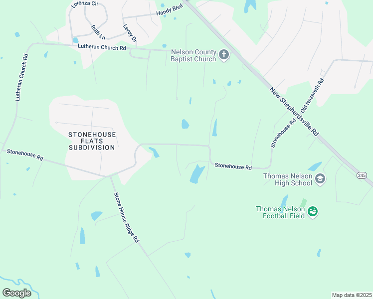 map of restaurants, bars, coffee shops, grocery stores, and more near 711-989 Stonehouse Road in Bardstown