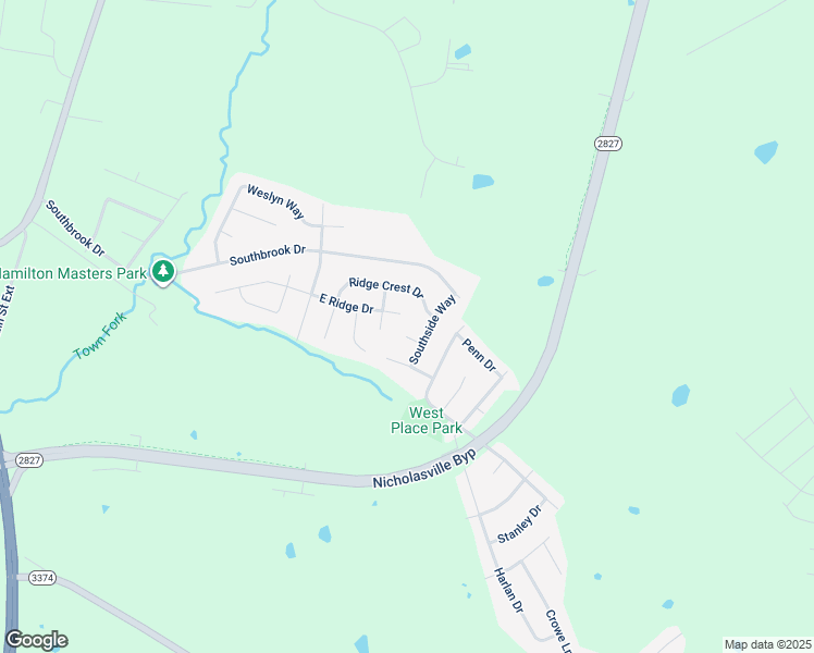 map of restaurants, bars, coffee shops, grocery stores, and more near 204 Woodfield Way in Nicholasville
