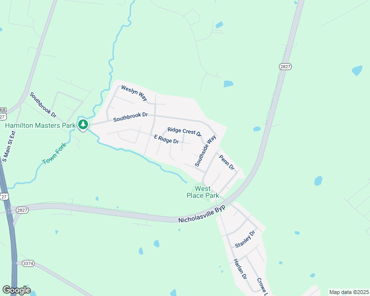 map of restaurants, bars, coffee shops, grocery stores, and more near 204 Woodfield Way in Nicholasville