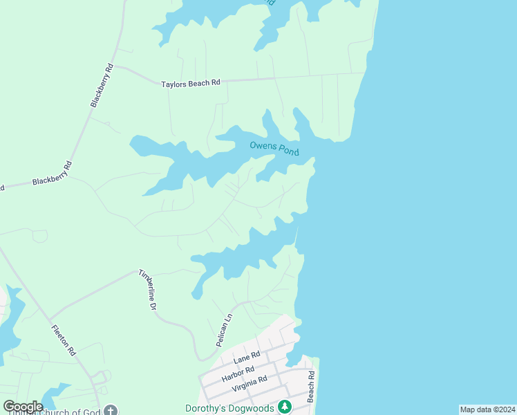 map of restaurants, bars, coffee shops, grocery stores, and more near Waterman's Way in Reedville