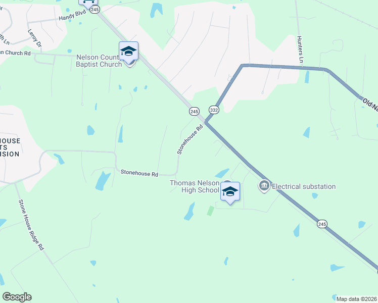 map of restaurants, bars, coffee shops, grocery stores, and more near 1-261 Stonehouse Road in Bardstown