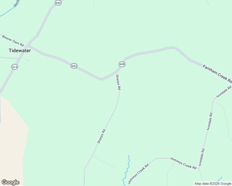 map of restaurants, bars, coffee shops, grocery stores, and more near Sharps Road in Warsaw