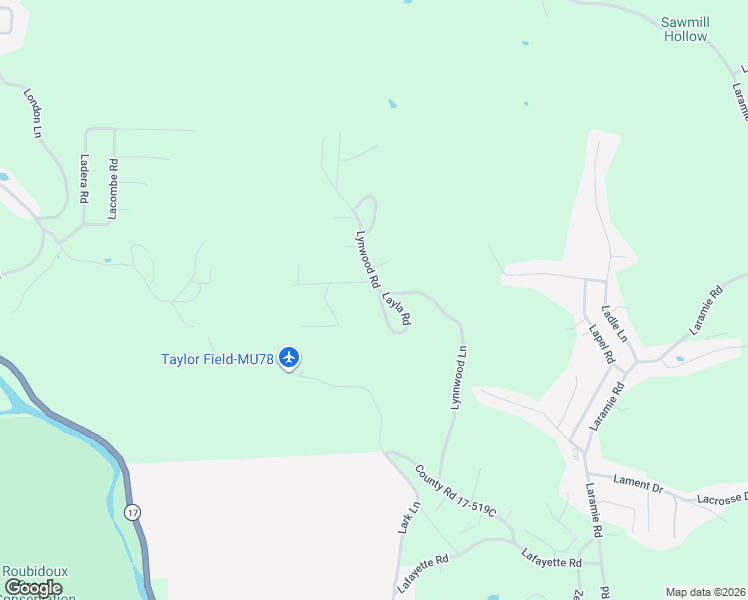 map of restaurants, bars, coffee shops, grocery stores, and more near 21137 Layla Road in Waynesville