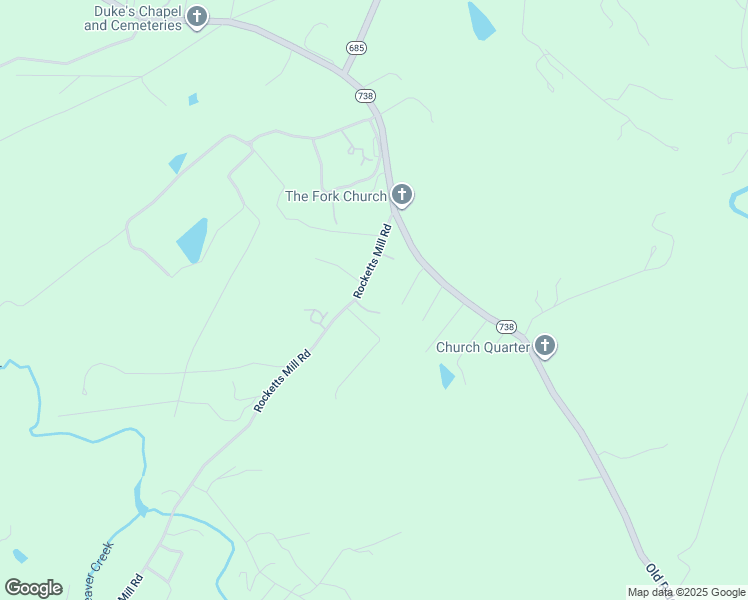 map of restaurants, bars, coffee shops, grocery stores, and more near 16290 Rocketts Mill Road in Doswell