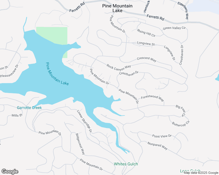 map of restaurants, bars, coffee shops, grocery stores, and more near 20266 Pine Mountain Drive in Groveland