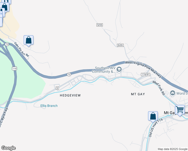map of restaurants, bars, coffee shops, grocery stores, and more near 32 Mesquite Alley in Verdunville