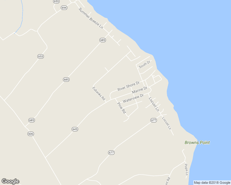 map of restaurants, bars, coffee shops, grocery stores, and more near 200 River Shore Drive in Dunnsville