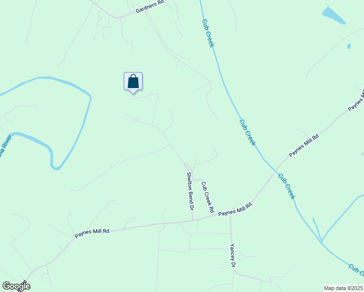 map of restaurants, bars, coffee shops, grocery stores, and more near 366 Shelton Bend Drive in Bumpass