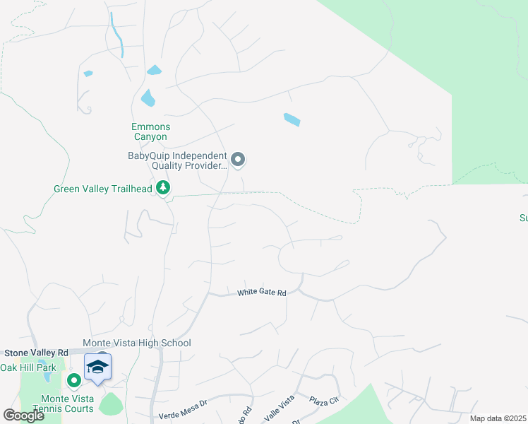 map of restaurants, bars, coffee shops, grocery stores, and more near 1923 Park Meadow Drive in Alamo
