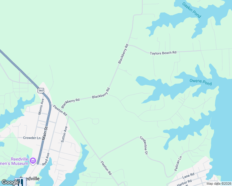 map of restaurants, bars, coffee shops, grocery stores, and more near 620 Twin Harbor Road in Reedville