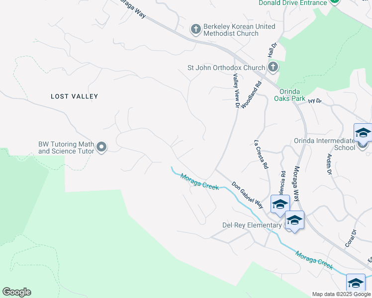 4 Lost Valley Drive, Orinda CA Walk Score