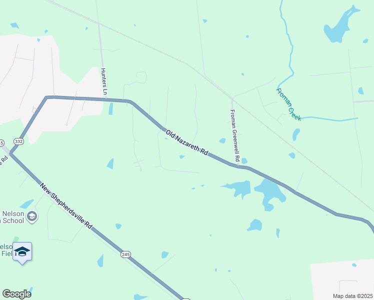 map of restaurants, bars, coffee shops, grocery stores, and more near 2101 Old Nazareth Road in Bardstown