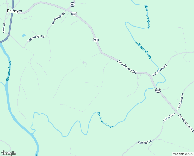 map of restaurants, bars, coffee shops, grocery stores, and more near 140-228 Fairview Lane in Palmyra