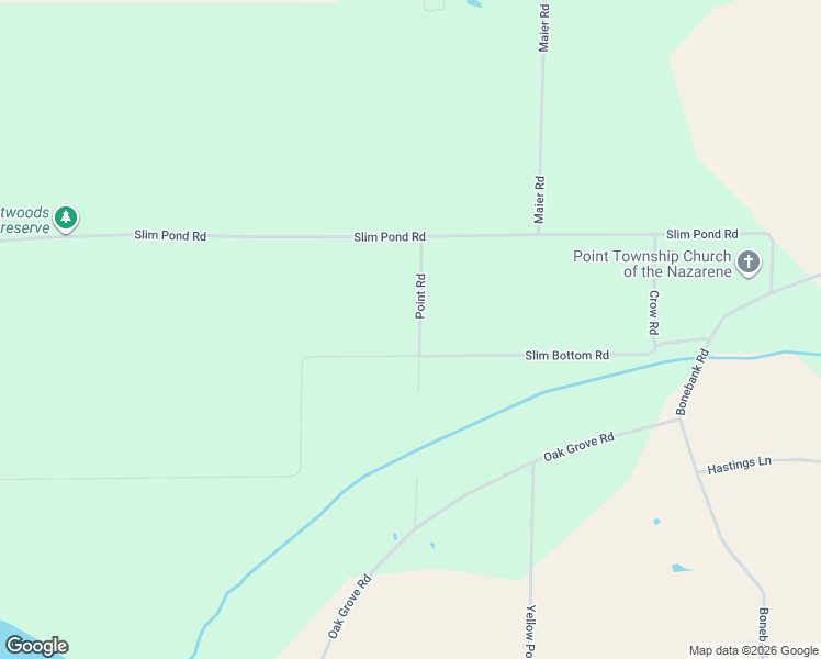 map of restaurants, bars, coffee shops, grocery stores, and more near 12691 Point Road in Mount Vernon