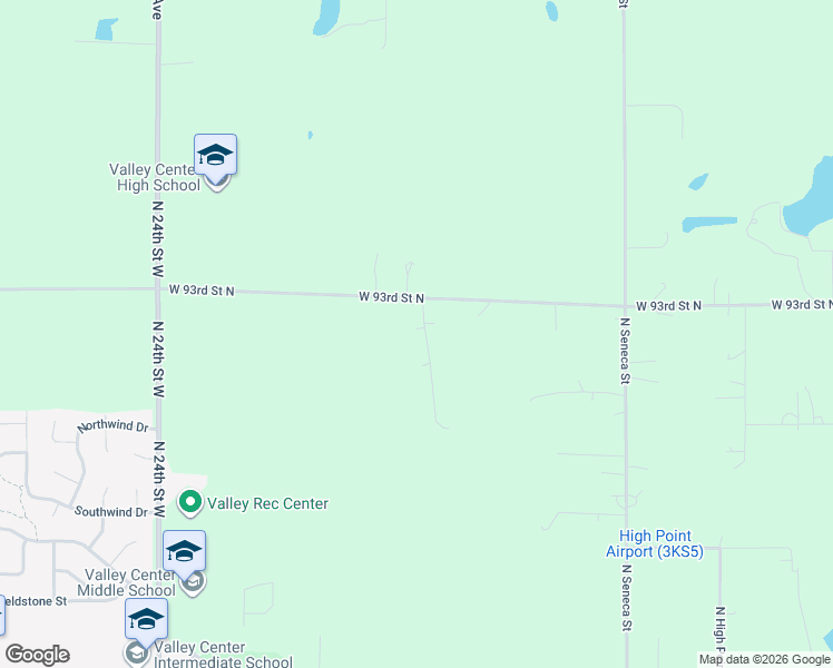 map of restaurants, bars, coffee shops, grocery stores, and more near 9209-9325 North Hedgeapple Circle in Valley Center