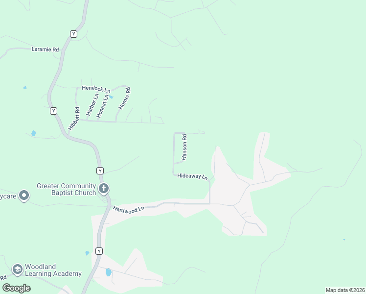 map of restaurants, bars, coffee shops, grocery stores, and more near 20927 Hanson Road in Waynesville