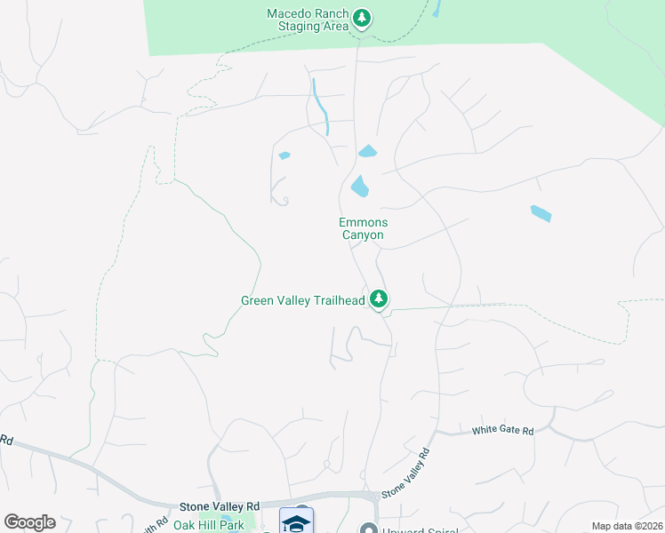 map of restaurants, bars, coffee shops, grocery stores, and more near 1979 Green Valley Rd in Alamo