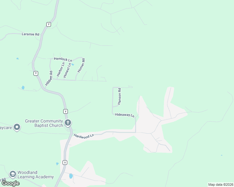 map of restaurants, bars, coffee shops, grocery stores, and more near 20927 Hanson Road in Waynesville