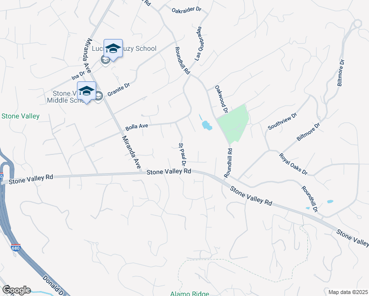 map of restaurants, bars, coffee shops, grocery stores, and more near 230 Saint Paul Drive in Alamo