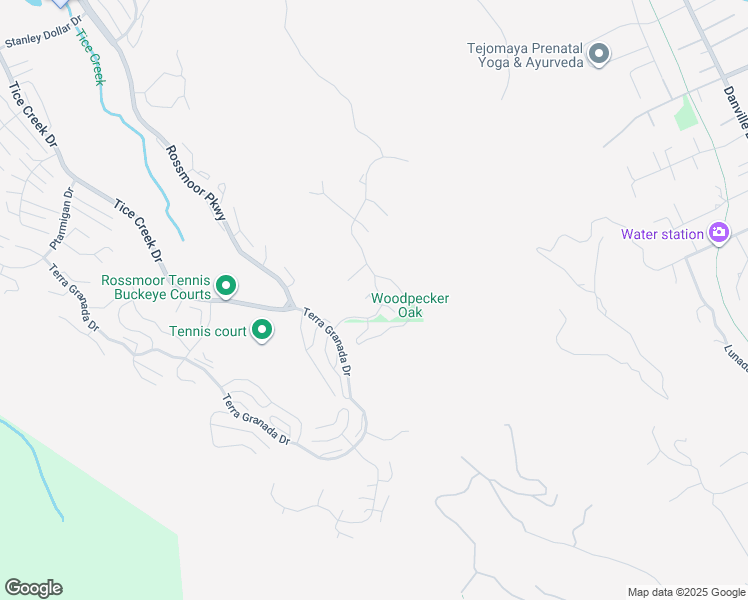 map of restaurants, bars, coffee shops, grocery stores, and more near Foxwood Way in Walnut Creek