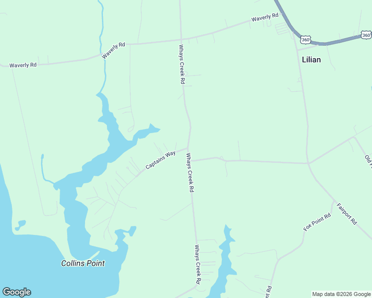 map of restaurants, bars, coffee shops, grocery stores, and more near 632 Whays Creek Road in Reedville