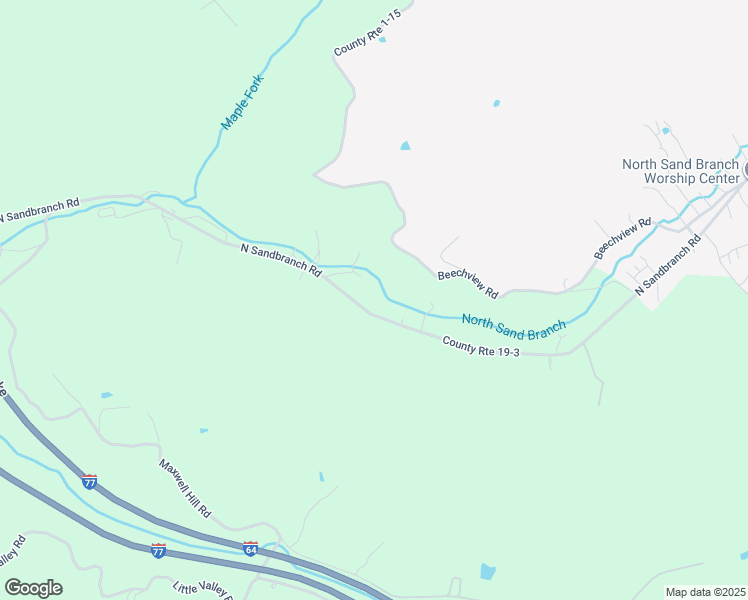 map of restaurants, bars, coffee shops, grocery stores, and more near 1314 North Sandbranch Road in Mount Hope