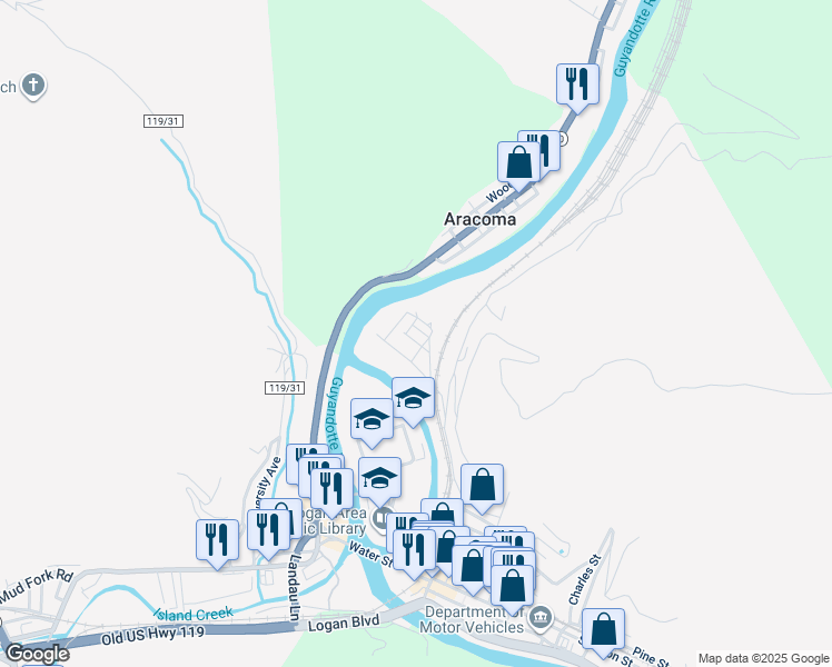 map of restaurants, bars, coffee shops, grocery stores, and more near 88 Everett Street in Logan