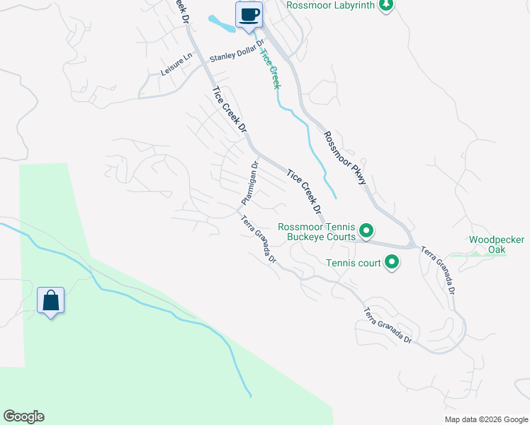map of restaurants, bars, coffee shops, grocery stores, and more near 1605 Ptarmigan Drive in Walnut Creek