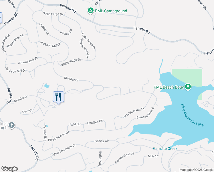 map of restaurants, bars, coffee shops, grocery stores, and more near 19620 Golden Rock Circle in Groveland