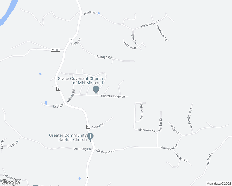 map of restaurants, bars, coffee shops, grocery stores, and more near 20950 Humanity Lane in Saint Robert