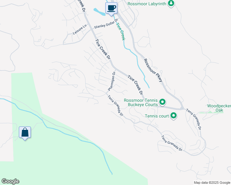 map of restaurants, bars, coffee shops, grocery stores, and more near 1609 Ptarmigan Drive in Walnut Creek