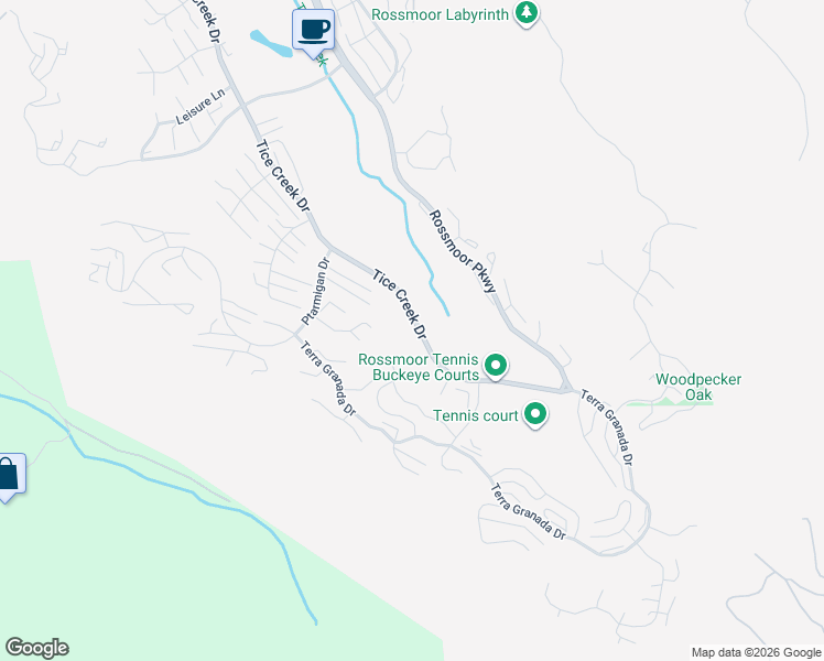 map of restaurants, bars, coffee shops, grocery stores, and more near 3333 Tice Creek Drive in Walnut Creek