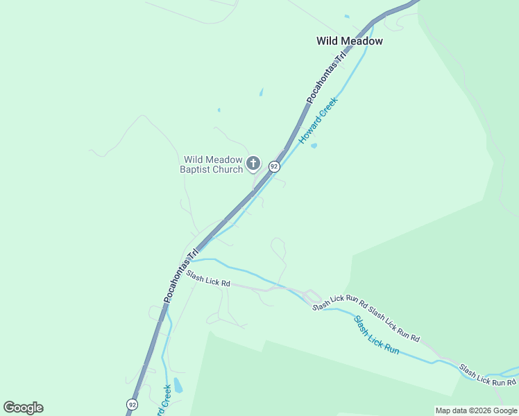 map of restaurants, bars, coffee shops, grocery stores, and more near 4652 Pocahontas Trail in White Sulphur Springs