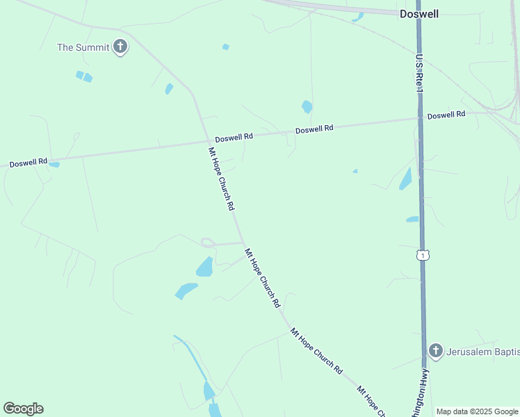 map of restaurants, bars, coffee shops, grocery stores, and more near 11132 Mount Hope Church Road in Doswell