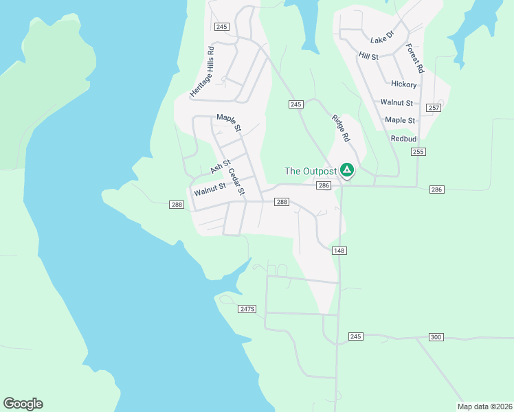 map of restaurants, bars, coffee shops, grocery stores, and more near Cedar Street in Pittsburg