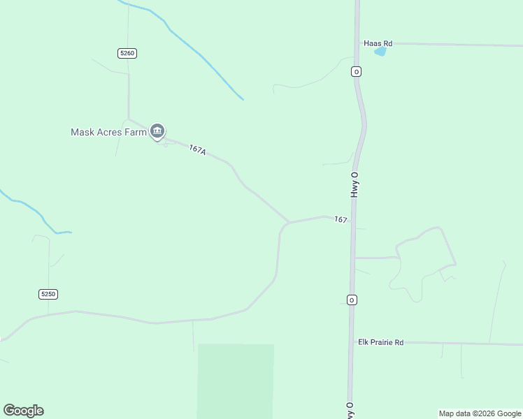 map of restaurants, bars, coffee shops, grocery stores, and more near 10210 County Road 5260 in Rolla