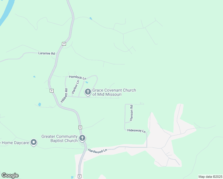 map of restaurants, bars, coffee shops, grocery stores, and more near 20920 Humanity Lane in Saint Robert