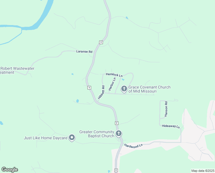 map of restaurants, bars, coffee shops, grocery stores, and more near 20846 Hibbett Road in Saint Robert