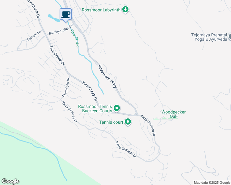 map of restaurants, bars, coffee shops, grocery stores, and more near 3399 Rossmoor Parkway in Walnut Creek