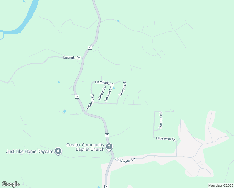 map of restaurants, bars, coffee shops, grocery stores, and more near 21029 Homer Road in Waynesville