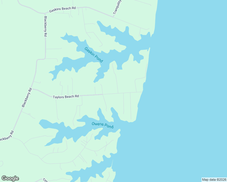 map of restaurants, bars, coffee shops, grocery stores, and more near Taylors Beach Road in Reedville