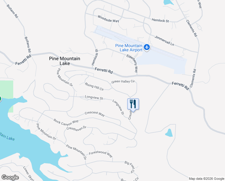 map of restaurants, bars, coffee shops, grocery stores, and more near 12825 Cresthaven Drive in Groveland