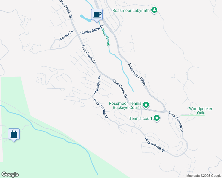 map of restaurants, bars, coffee shops, grocery stores, and more near 1413 Ptarmigan Drive in Walnut Creek