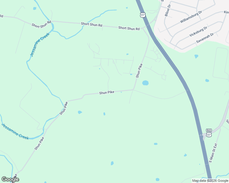 map of restaurants, bars, coffee shops, grocery stores, and more near 2149 Shun Pike in Nicholasville