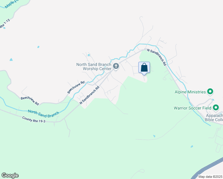 map of restaurants, bars, coffee shops, grocery stores, and more near Pamela Street in Raleigh County
