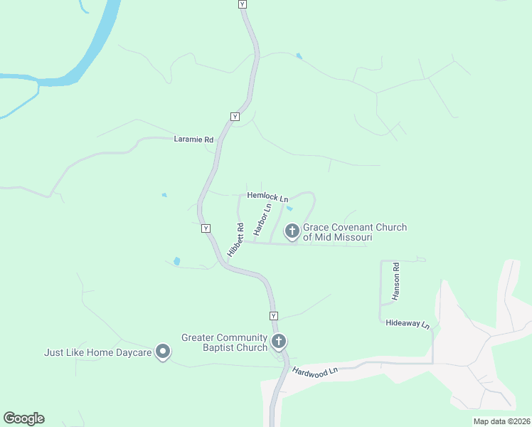 map of restaurants, bars, coffee shops, grocery stores, and more near 20978 Harbor Lane in St. Robert