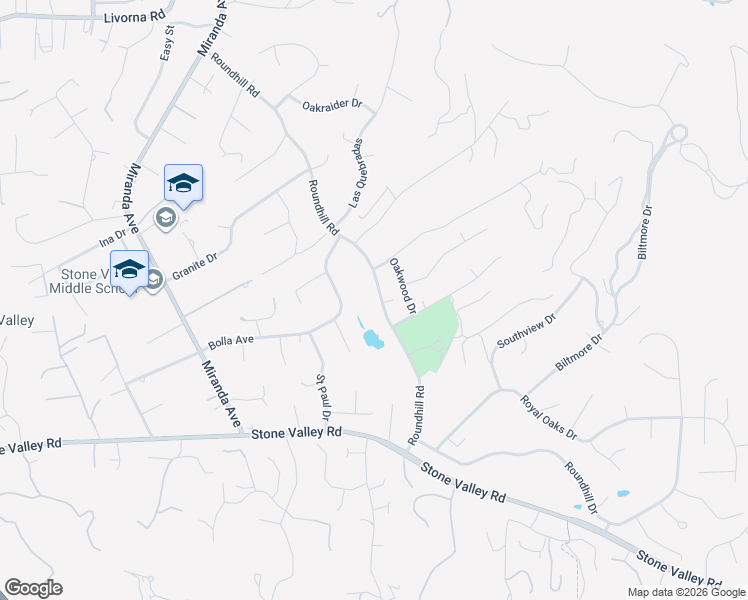 map of restaurants, bars, coffee shops, grocery stores, and more near 3144 Roundhill Road in Alamo