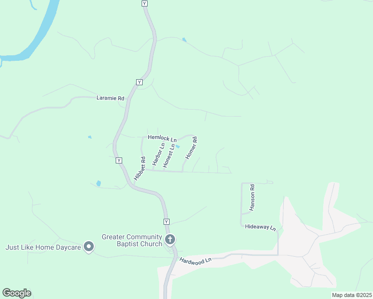 map of restaurants, bars, coffee shops, grocery stores, and more near 16531 Hemlock Lane in Saint Robert